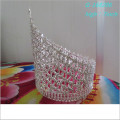 Wholesale Fashion pearl large pageant crowns full tall personalized tiara